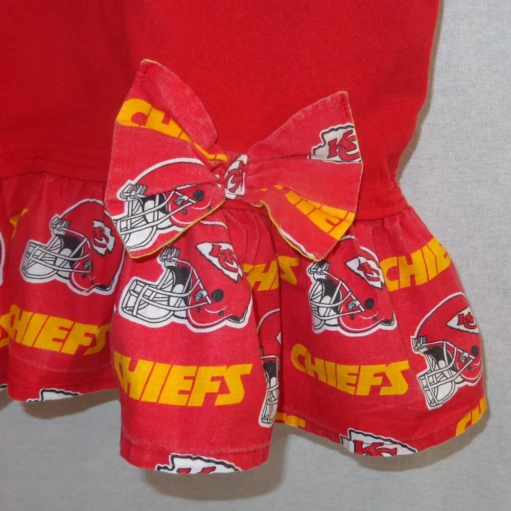 Rabbit Skins Tee Size 7 Hand Made Chiefs Cheerleader Suit